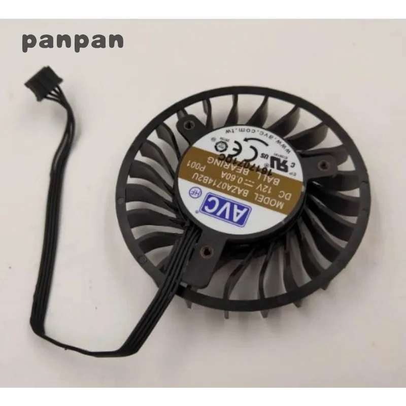 New CPU Fan for AVC BAZA0714B2U QUADRO P4000 Graphics Card Fan