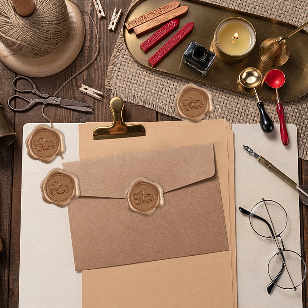 30Pcs Wedding Couple Wax Seal Stickers Rings,Fireworks,Teacups Self Adhesive Wax Stickers for Wedding Invitations,Gift Wrap