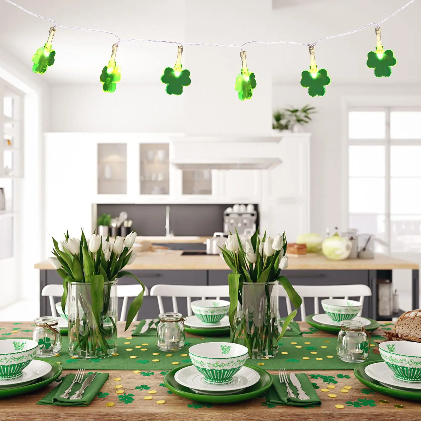 LED String Lights 50pcs Shape Warm Mini Fairy Lamps for Home Xmas Hanging Festive LED Strings