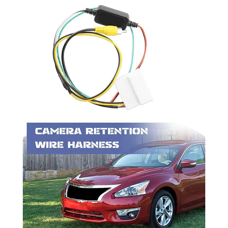 For Nissan Frontier Altima Murano Rogue Titan Juke 12V To 5V Converter UX-NI006 Backup Camera Retention Wire Harness