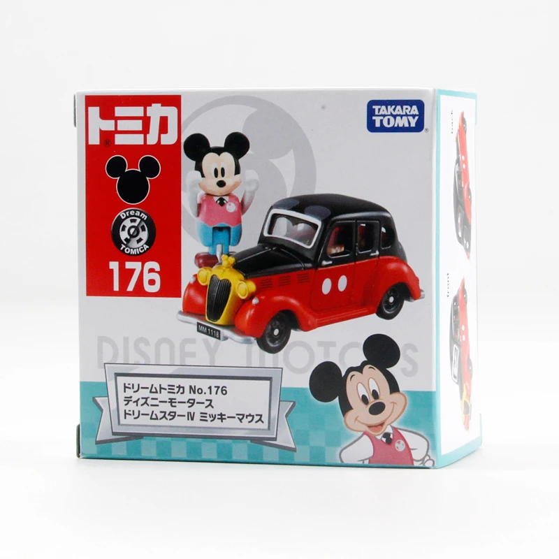 TAKARA TOMY Personaggio dei cartoni animati Modello di auto Auto d'epoca Auto in lega Modello statico Mini veicoli Regalo di compleanno per bambini Giocattoli Ornamento