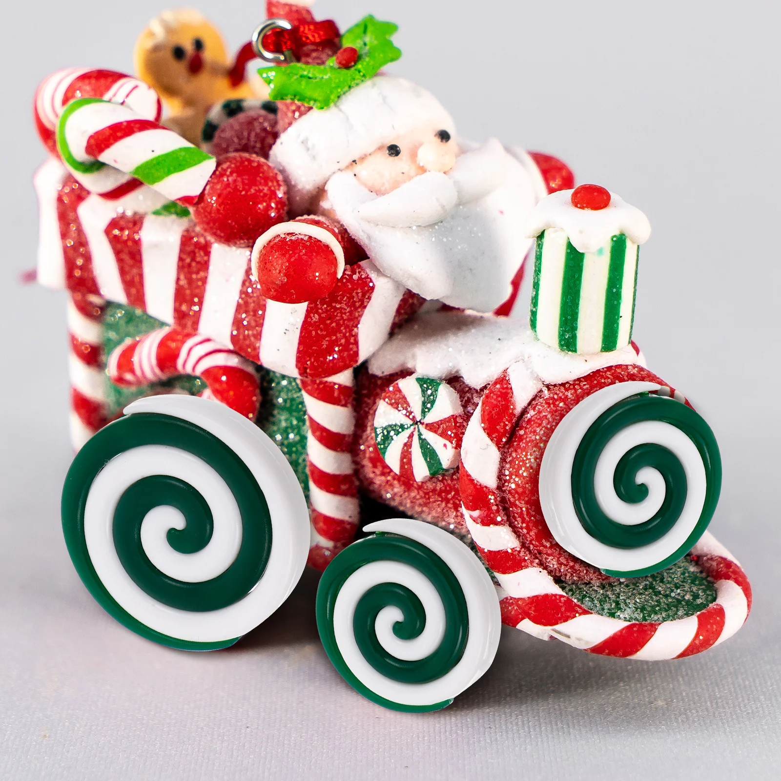 

20Pcs Colored Christmas Candy Ornaments Swirl Design Xmas Tree Decorations Candyland Party Candyland Party Decorations