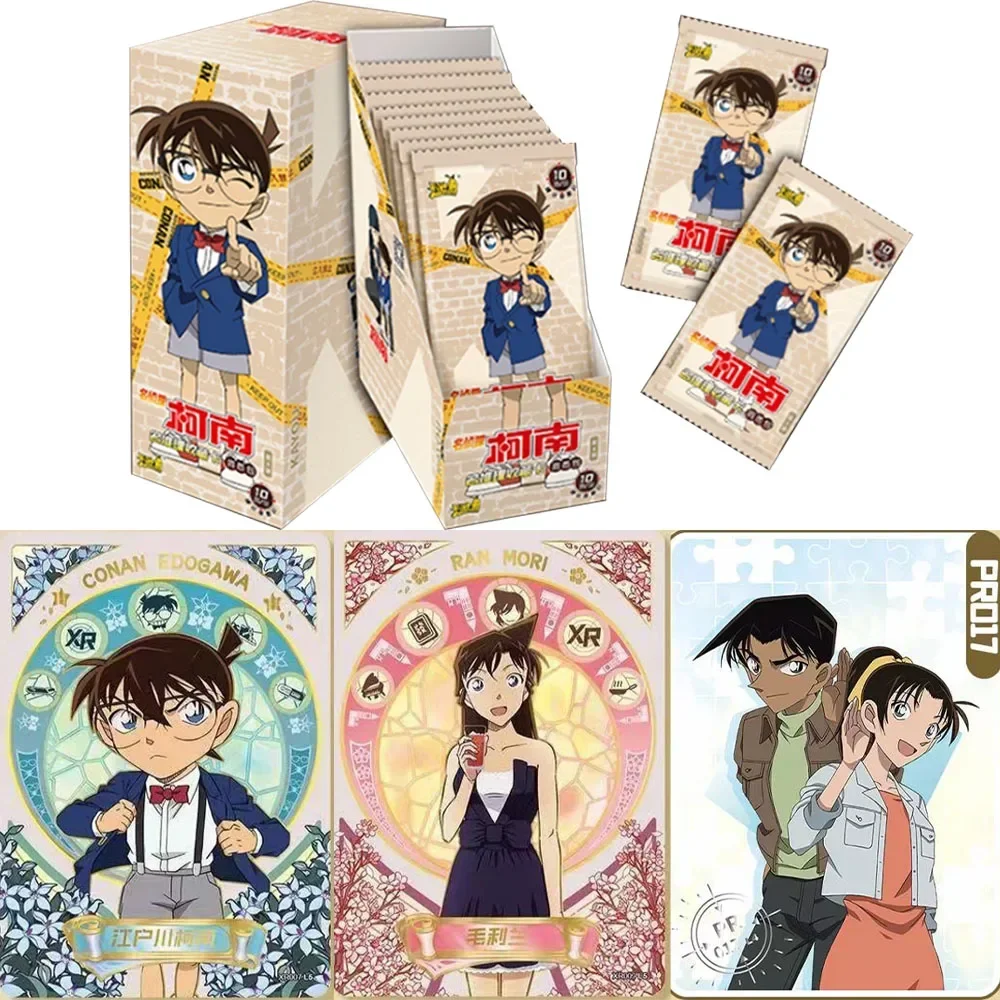 KAYOU Detective Conan Card Insight Pack Name Reasoning Rare XR Card AR Collection Card Children's Toy Gift