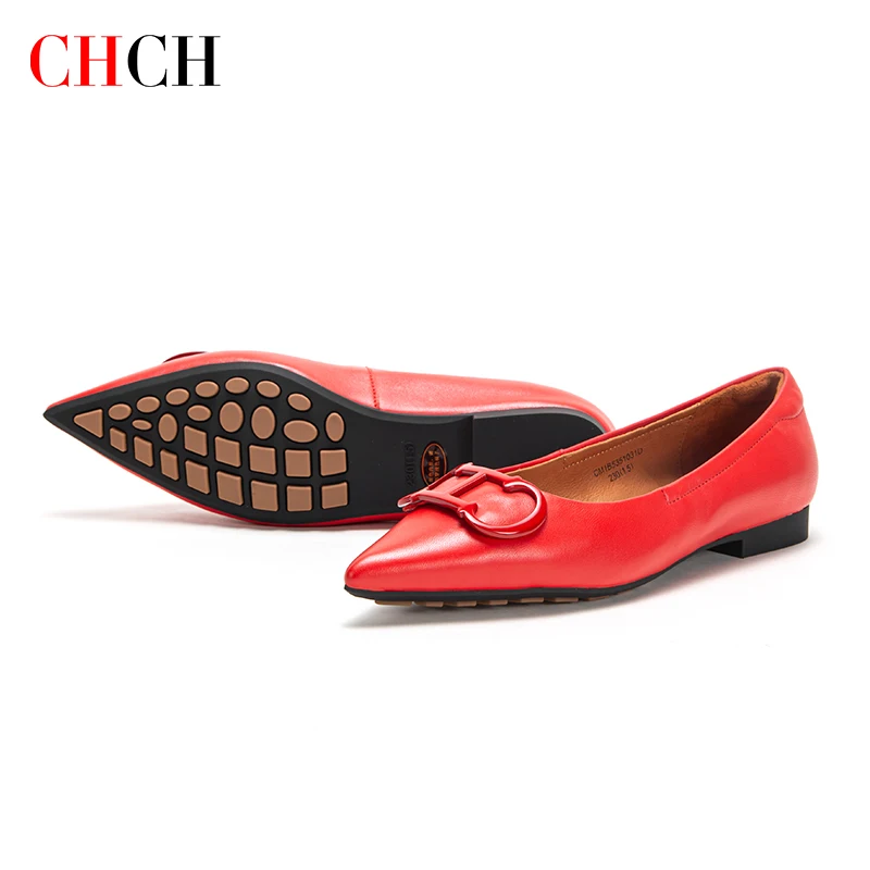 Classic Fashionable Style Pointed Toe Suitable for Business Office Comfortable To Wear Simple Solid Coloured Women\'s Flats