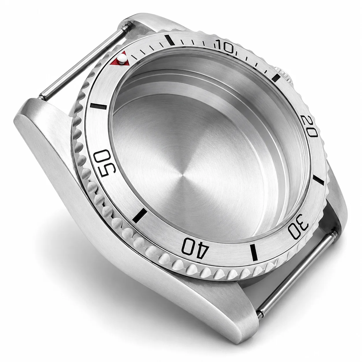 36mm Silver Watch Case Sapphire Glass Fit NH35 NH36 ETA2824 PT5000 Miyota 82 Series Movement Parts