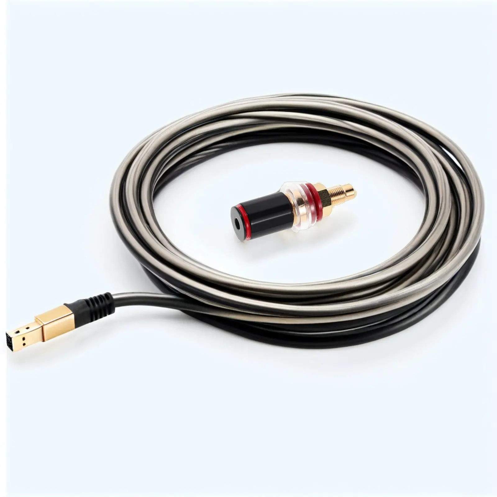 Speaker Binding Post High-Fidelity Terminal Connectors No-Solder Banana Plugs Studio Amplifier Speaker Wire