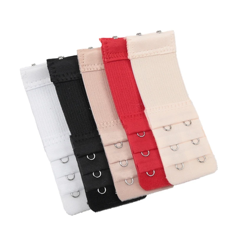 5Pcs Buckle Set New Women Bra Extender Elastic Bra Extension Strap Hook Clip Expander Adjustable Belt Intimates Accessories