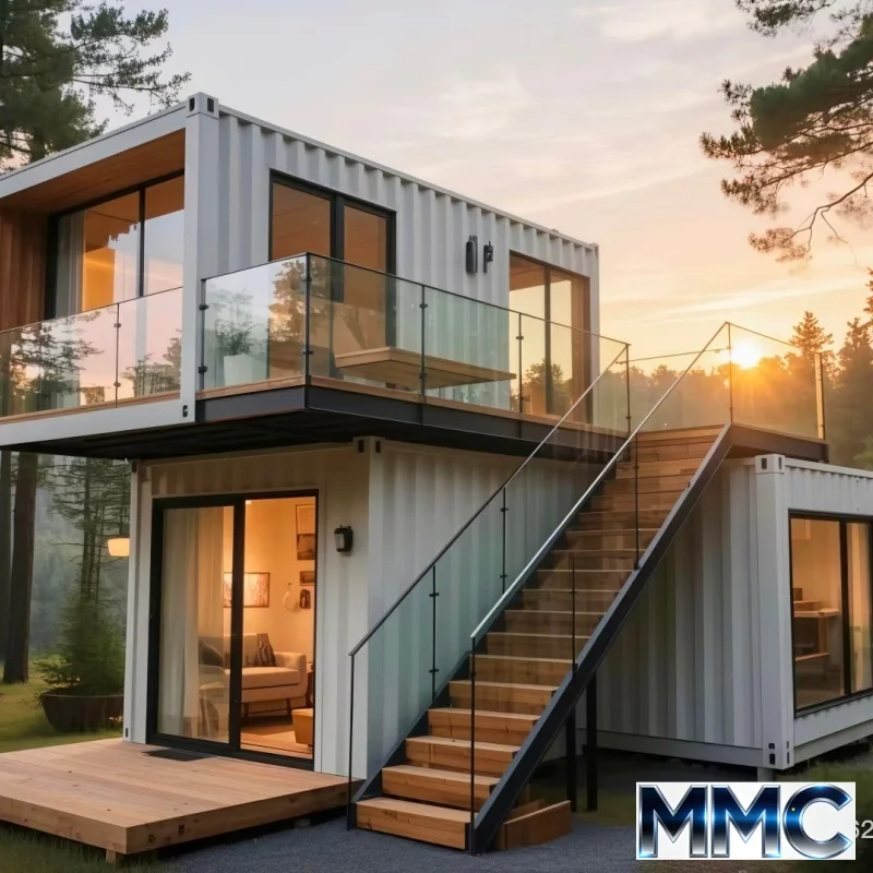 

MMC Custom 700 mini 10 футов/20 футов/30 футов три спальни, две гостиной, выдвижной изолированный складной дом для двух ванной комнаты