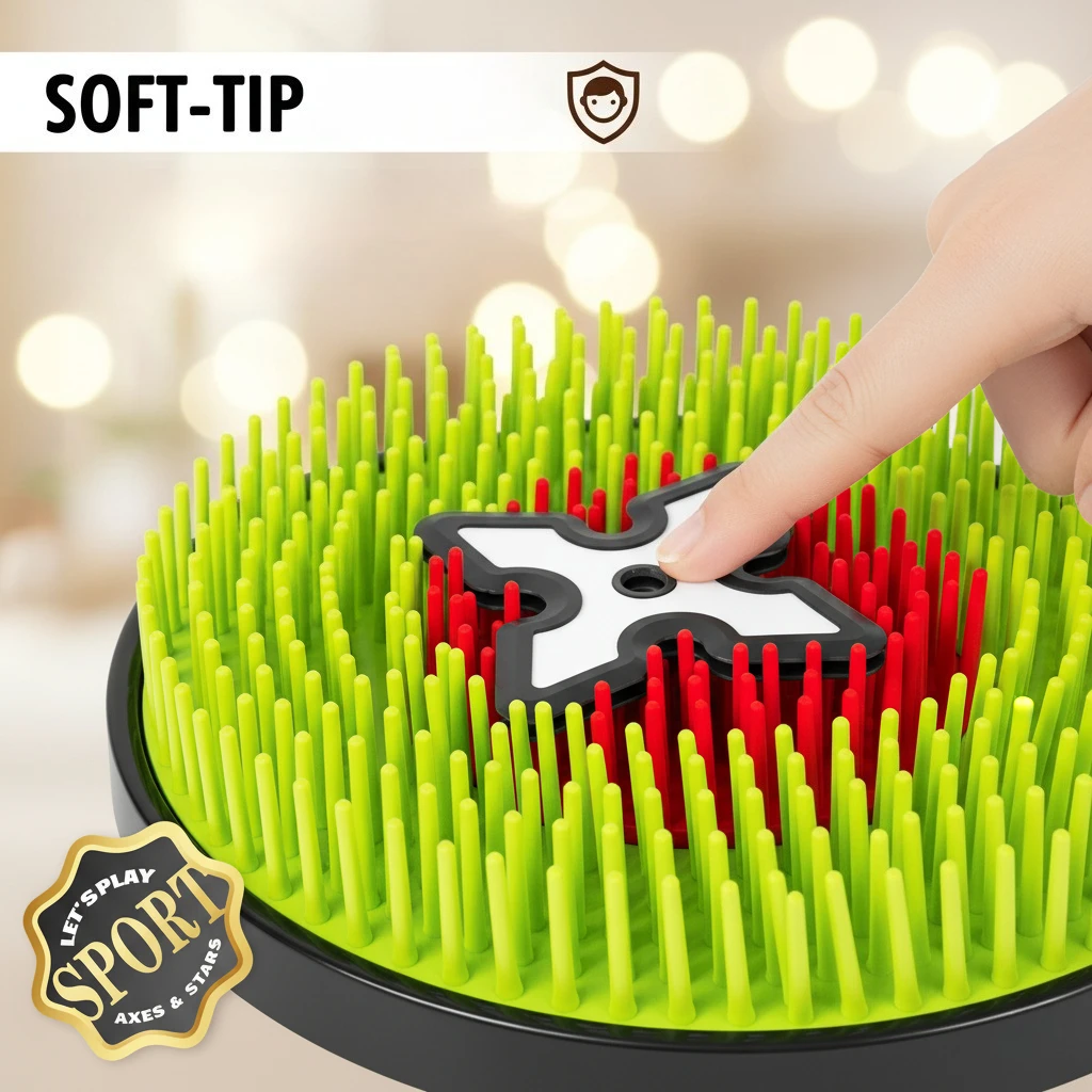 Kinder-Spielzeug Wurfaxt und Dartscheiben-Set, Bumerang-Darts für Wurfübungen, Sport und Eltern-Kind-Interaktion