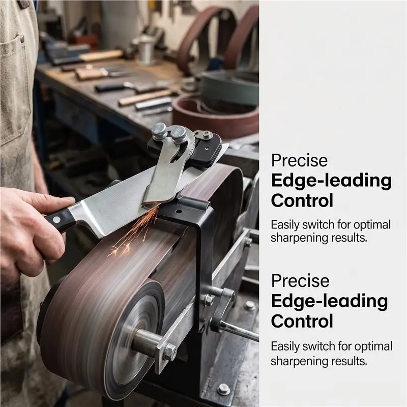 [HOT!A34R】 Knife Sharpening Angle Guide Tool For 1 X 30 Inch Belt Sander, Edge Leading& Trailing, 10-45 Degree Range