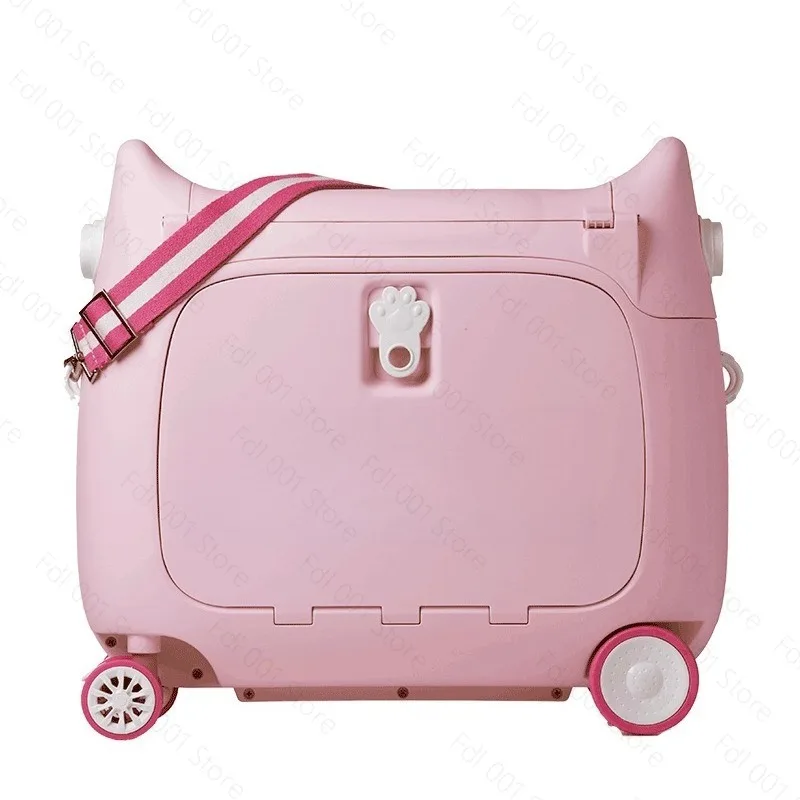 Multifunctional Kids Luggage Ride on Suitcase Convertible Bed 20 Inch Carry on Children Travel Luggage