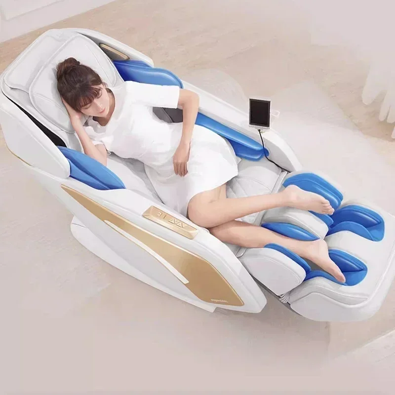 Cream Style Relax Massage Chair Sofa Ergonomic Full Body Massage Beds Intelligence Electric Salon Furniture Massage Stoel LLTB