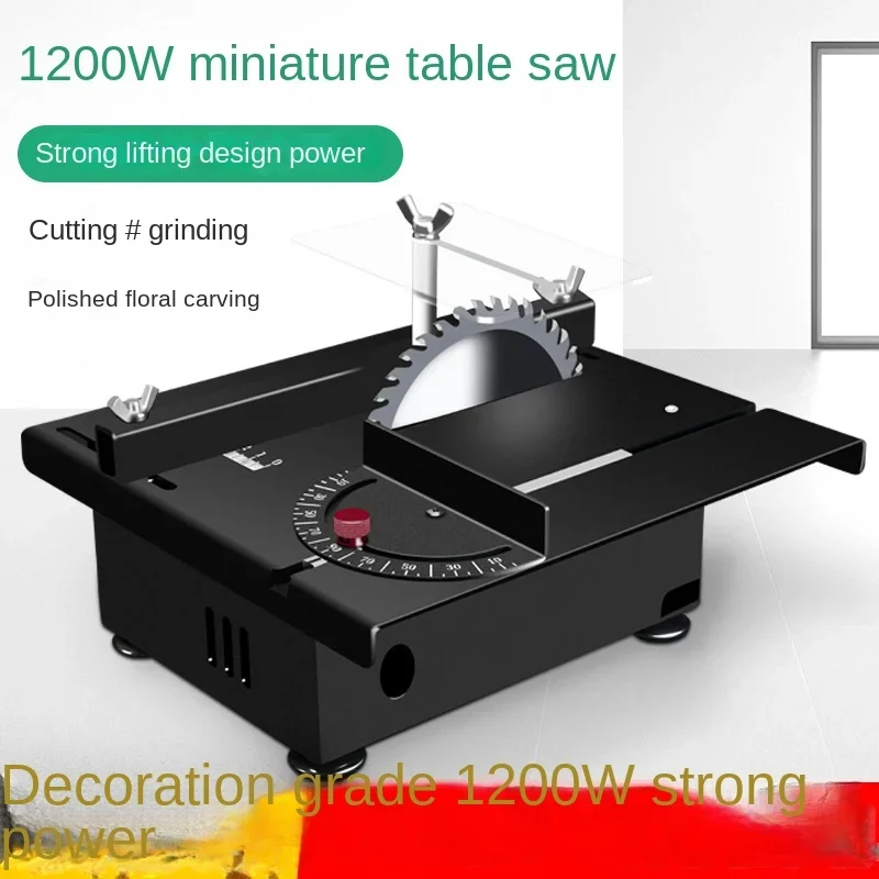 

1200W Desktop Woodworking Small Electric Saw Table Mill Model Saw Portable Cutting Machine