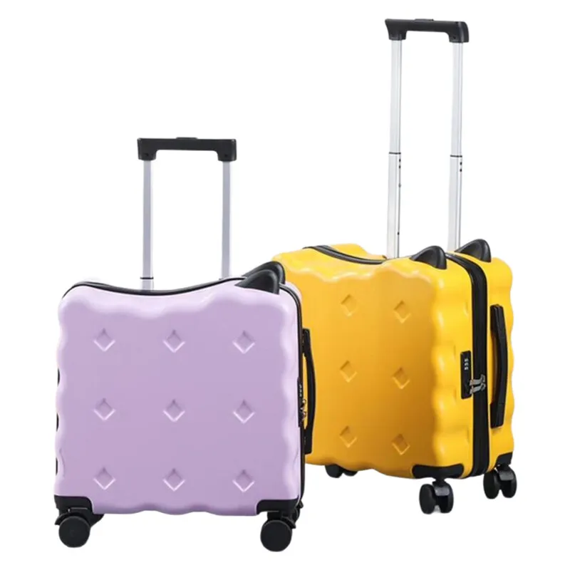 

Kids Ride-On Suitcase 18 Inch TSA Lock & Silent Wheels Foldable Handle Summer Camp Cabin Luggage