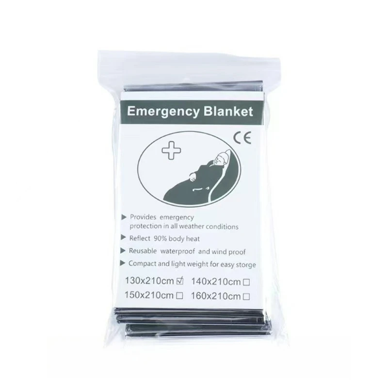 

Emergency Survival Jacket First Aid Blanket Emergency Blanket Life Blanket Heat Maintenanc Sunscreen Survival Sleeping Bags