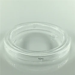 1 PCS Angel Eyes Shell PC Lampshade 60mm 70mm 80mm 90mm 95mm 100mm 110mm 120mm Halo Ring Motorcycle Cover Durable Plastic Cover