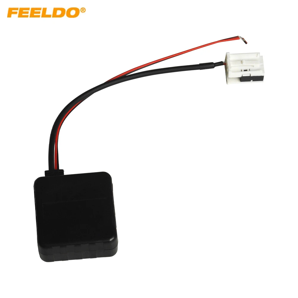 

FEELDO Car Wireless Bluetooth Module 12Pin AUX Adapter For Volkswagen RCD510 300+ 310 Stereo Aux Audio Receiver Wire