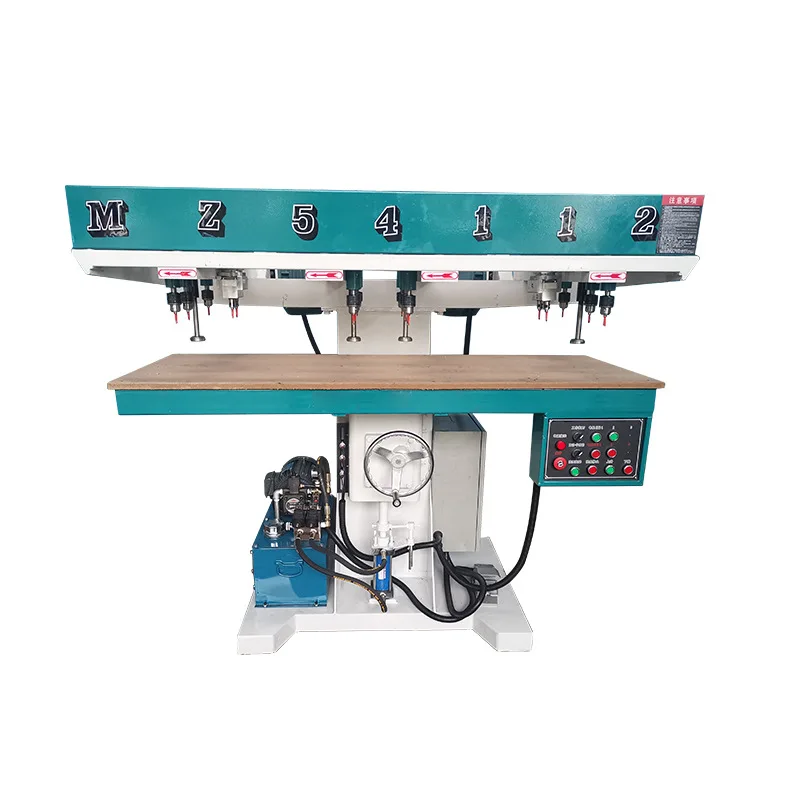 

Woodworking Machinery Woodworking Drilling Machine Vertical Hydraulic Multi-Axis Group Drilling Distance Adjustable 50-1550