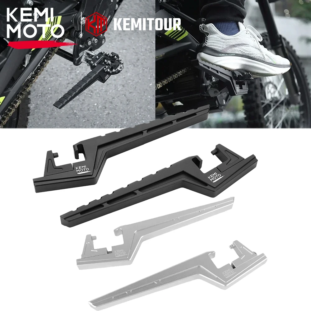 

For E RIDE PRO S /SS Adjustable Passenger Foot Pegs Mount Kit Highway Peg Clamp Extensions Bracket CNC Dirt Bike Accessories