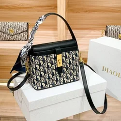 2024 New Women's Fashion Hundreds of Shoulder Crossbody Bag Small Square Bag Mobile Phone Bag ID Bag