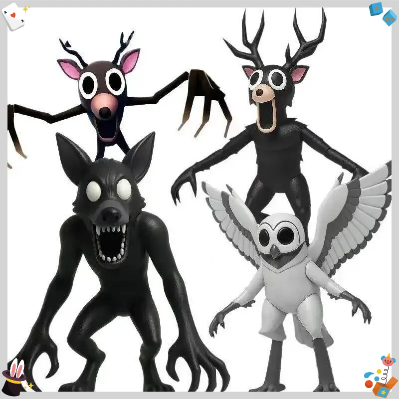 99 ليال في الغابة أرقام لعبة 99 ليال أرقام تمثال البومة الغزلان 99 ليال في الغابة تمثال البلاستيك هدية حار جديد