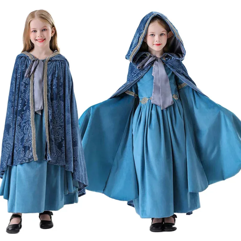 

lili 123Movie Lorded Rings Arwen Dress Clothing Party Disguise Roleplay Cosplay Costume Girl Outfit Halloween Carnival S