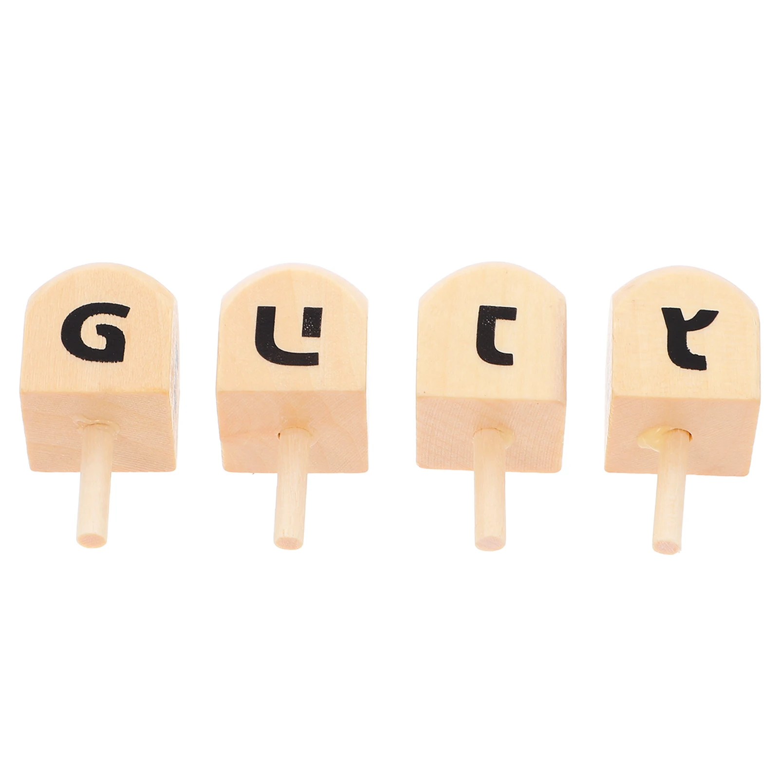 

Набор из 4 деревянных дрейделей для Хануки, неокрашенные заготовки, деревянные кубики-спиннеры для детей, сувениры для праздничных вечеринок, поделки своими руками, персонализированные