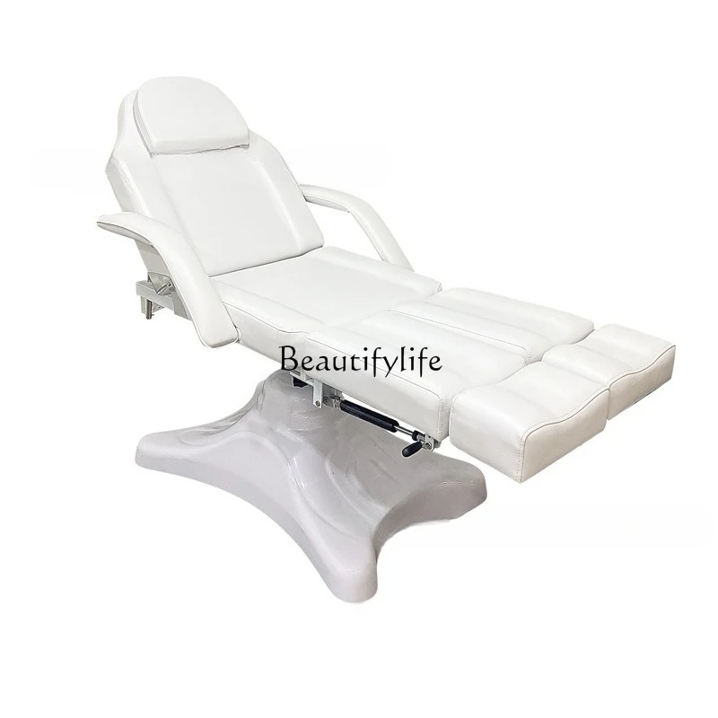 02*Multifunctional hydraulic lifting and lowering legged massage bed for beauty bed