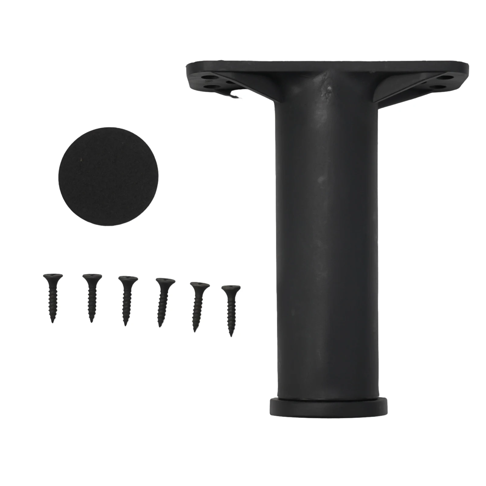 Adjustable Telescopic Bracket for Bed Frame Support and Furniture Height Extension Using Screw-Based Installation