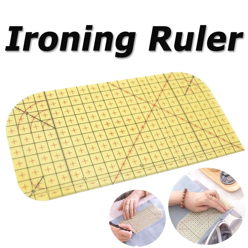 Neue Stil Bügeln Lineal Bequem Zu Tragen Patch Schneider Handwerk DIY Nähen Liefert Messen Handgemachte Werkzeug Zubehör 1Pc
