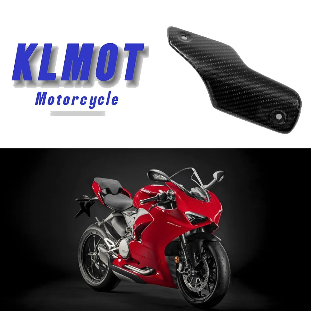 

For Ducati Panigale V4 V4S V4R 2018+ Heat Shield Protective Cover Parts 3K Pure Carbon Fiber Motorcycle Accessories Modification