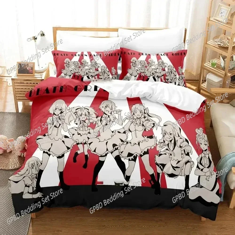 Anime Zombie Land Saga Comfortable Duvet Quilt Cover Pillowcase Bedding Set Children Bedroom Decoration Home Textile