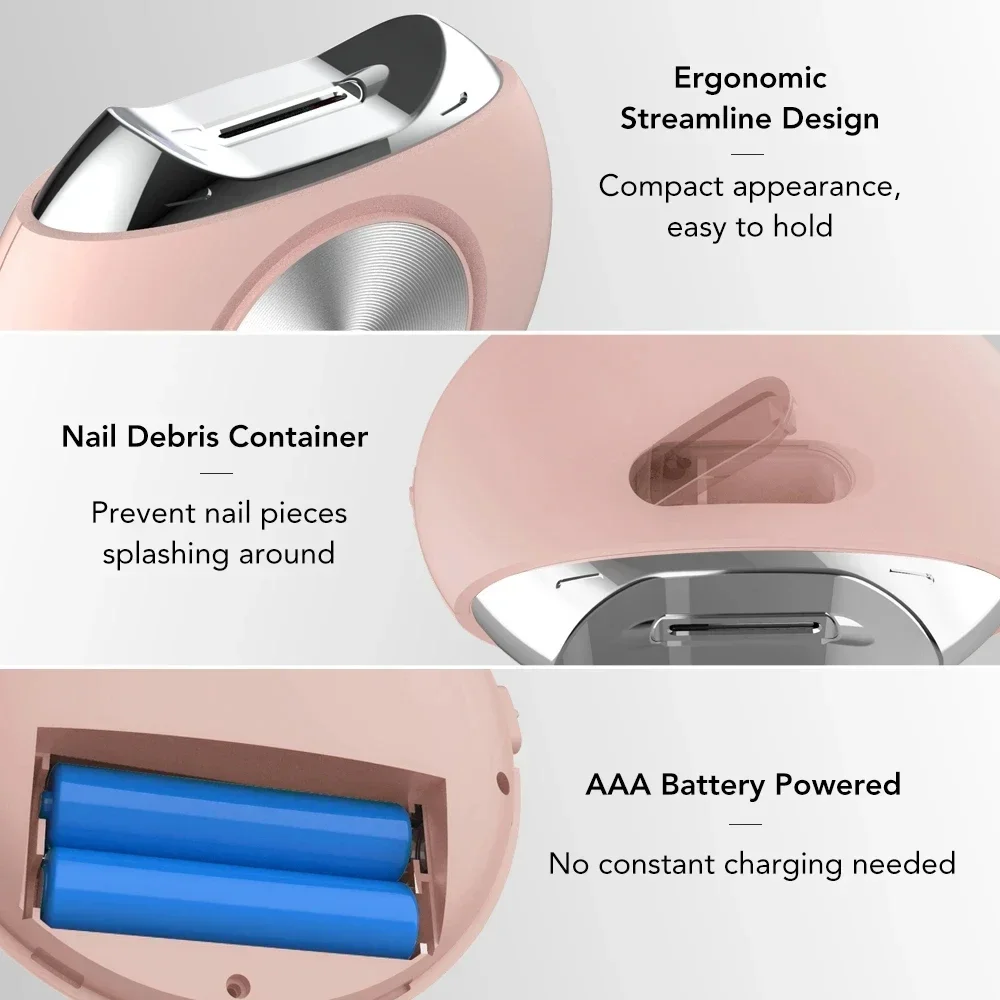 Xiaomi Mijia Electric Automatic Nail Clippers Trimmer Manicure for Adults Baby Nail Cutter Pedicure Finger Toe Scissors Nail