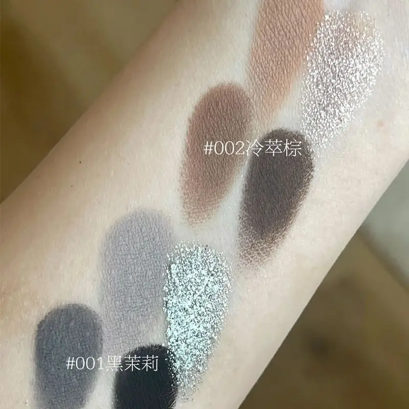 Kaleidoscope Chameleon Eyeshadow Palette Storm Bird Iris Blue Four-color Kaleidoscope Black Jasmine Cold Extract Brown