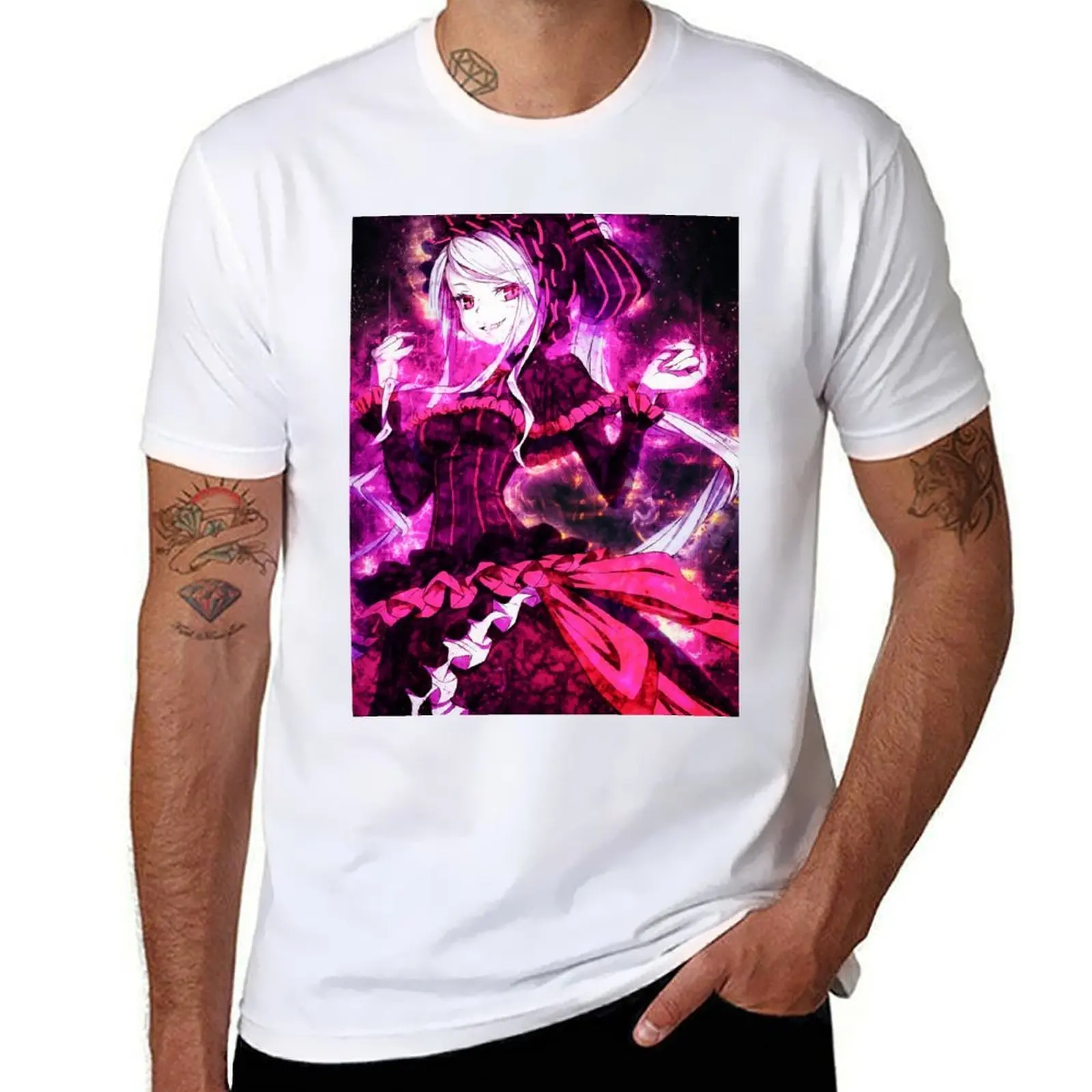 

Shalltear Bloodfallen Overlord T-Shirt man graphic t shirt printed t shirts for man T-Shirt