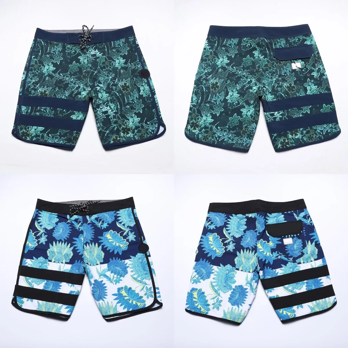 Men Trunks Quick-drying  Board Shorts USA Size Waterproof Surf Shorts Length 46cm/18inch POLYESTER