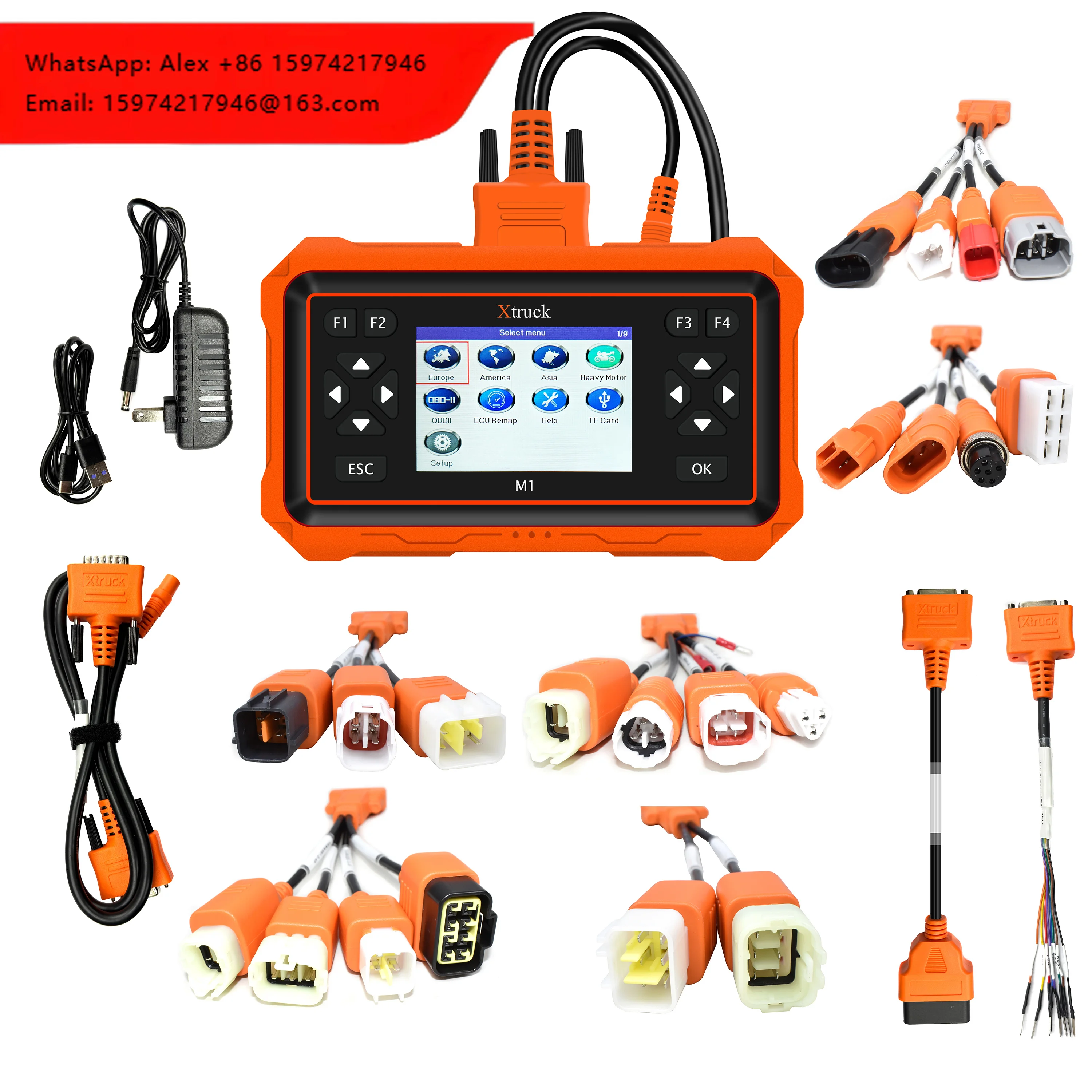 

Xtruck M1 Motorcycle Read Scan Diagnostic Tool And Clear Fault Codes ,DTC Query Live Data Stream Support Multilingual