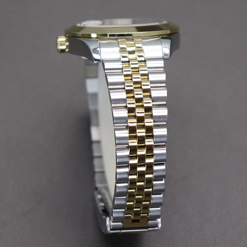 Gold And Silver 36mm 40mm Watch Case Watchband Man For Oyster Air King 4r36 Nh34 Nh35 Nh36 Nh38 Miyota 8215 Movement Explorer