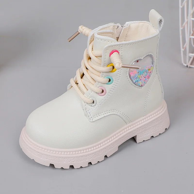 Children Boots Versatile British Style Winter Shoe for Girl Kid Fashionable Ankle Boot Kid Shoes for Girl Botas Para Niña 어그부츠