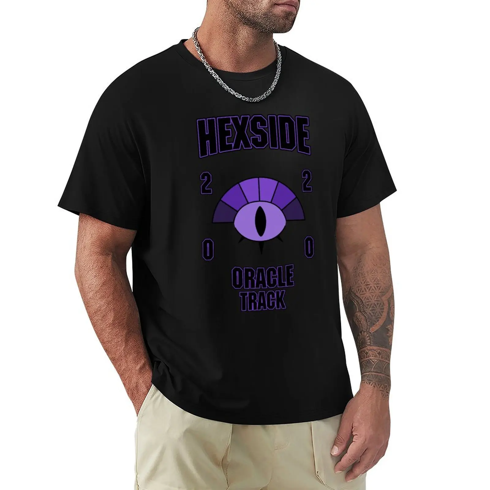 

Hexside - Oracle Track T-Shirt Casual Basic Street Style T-Shirt