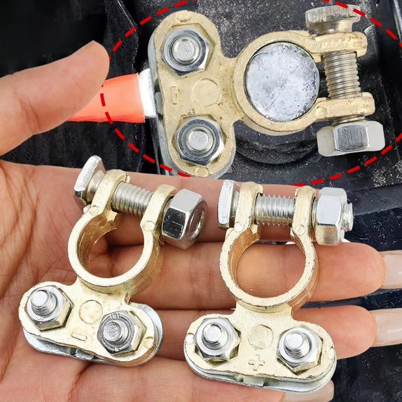 

2 шт., автомобильный аккумулятор, зажим для провода, быстроразъемный разъем для автомобиля, грузовика, фургона, грузовика, каравана