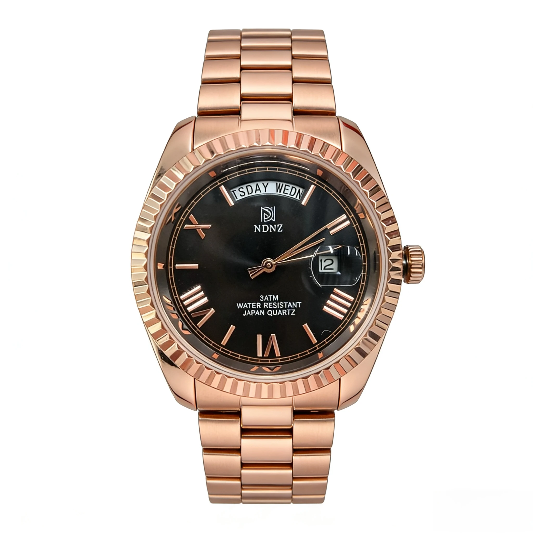 新しい防水スチール腕時計、ファッショナブルなメンズ腕時計、高級クォーツ腕時計、ビジネスメンズ腕時計、日付と時間表示付き腕時計