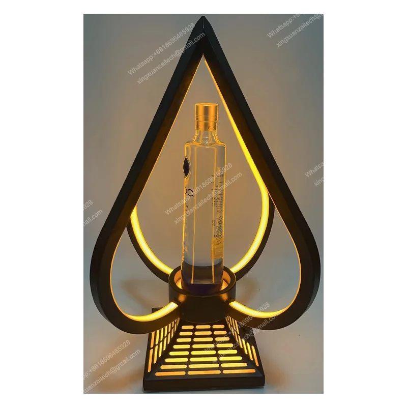 

Ace of Spade Miami Nightclub bar Supplies Led Acrylic Vip Bottle Presenter Bottle Glorifier Stand