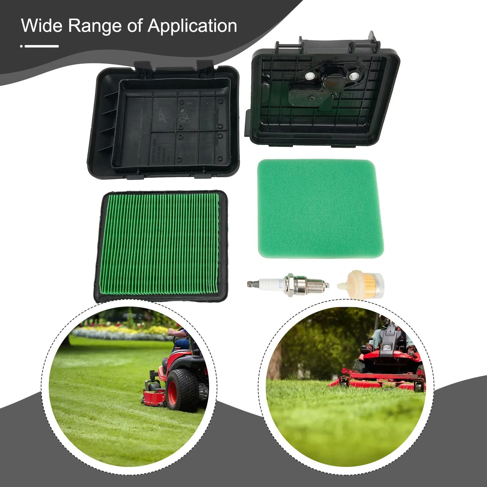 

Cover Kit Air Filter 1set Accessories Fuel Filter Lawn Mower Plug Kit Replacement With Plug Mower Parts GCV190 GC160