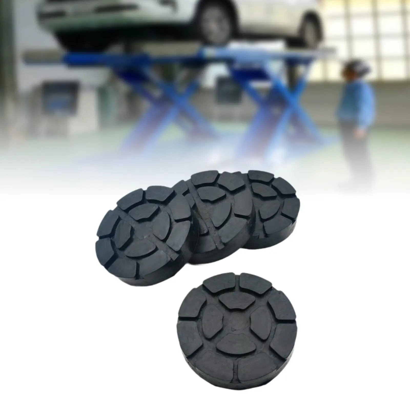 4x Auto Lift Pads Auto Jacking Lift Pads Heavy Duty Round Jack Pads Weld Jack