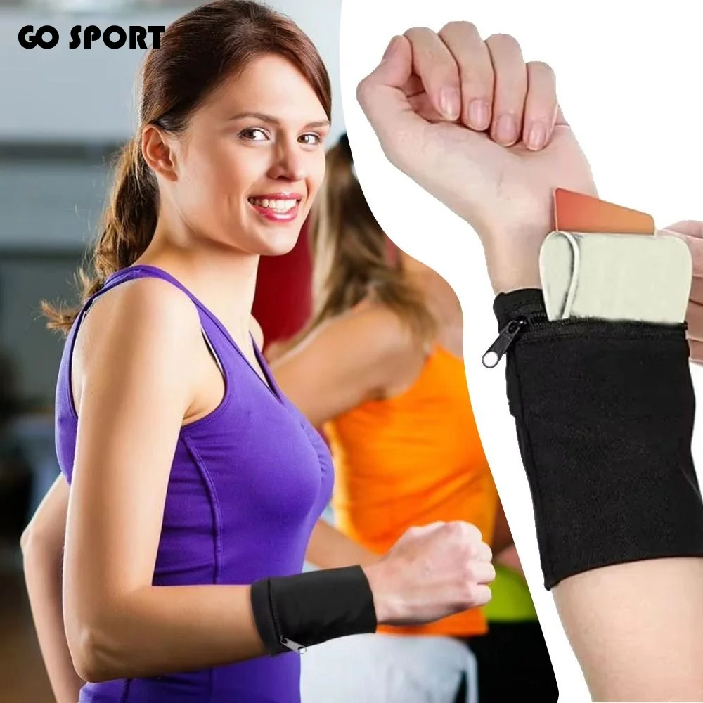 

Легкая спортивная сумка на запястье с застежкой-молнией, универсальный размер, для велоспорта, регулируемая, дышащая, для фитнеса, для занятий спортом на открытом воздухе