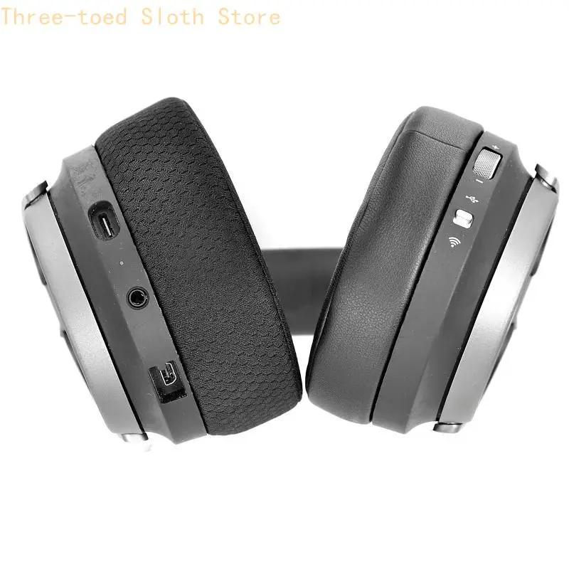 Ersatz-Ohrpolster für RGB Headset Teile Kissen Samt Ohrenschützer Kopfhörer Hülle Abdeckung E74A – Detail 7