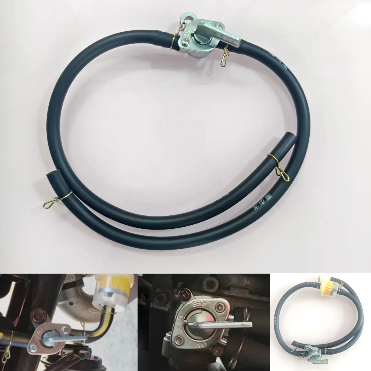 6mm Motorcycle Scooter Fuel Tap Gas Petrol Valve Fuel Tank Switch Motorbike Mini Auto Key Ring On Off Accessories