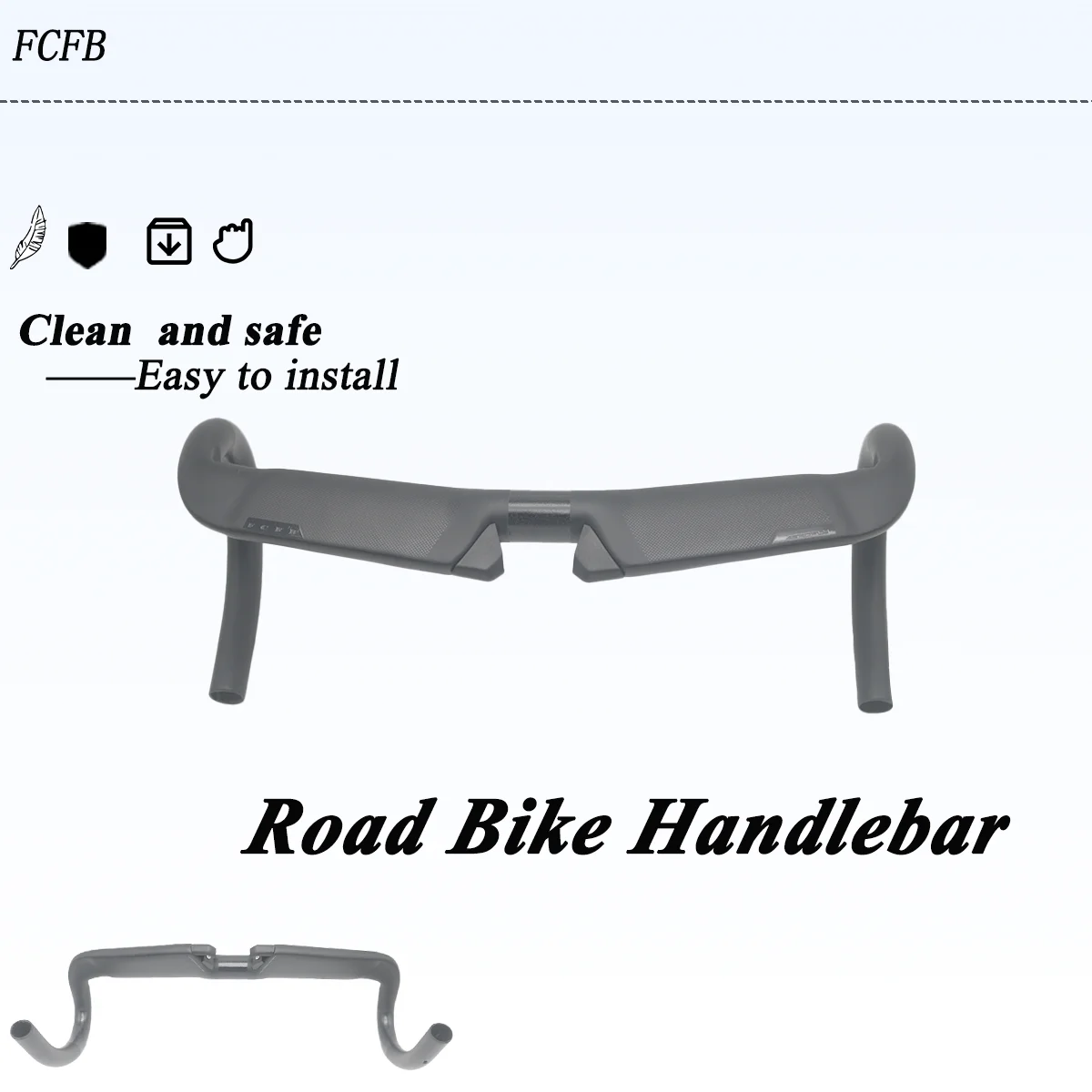 

Руль для шоссейного велосипеда FCFBToray T1000 из карбона, черный матовый, аэродинамический, 31.8мм, 380/400/420/440мм, вылет 80мм, дроп 126мм, аксессуар для велосипеда
