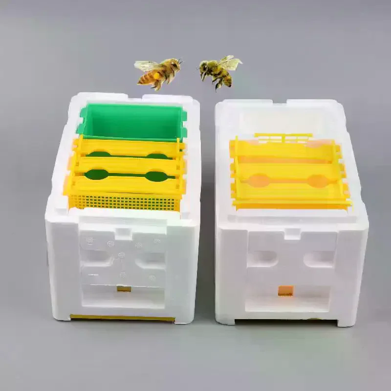 Queen Bee Breeding Box Bee Mating Box Foam Bee Hive Box Beekeeper Garden Pollination Breeding Case Beekeeping Equipment